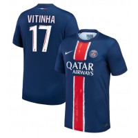 Camiseta Paris Saint-Germain Vitinha #17 Primera Equipación Replica 2024-25 mangas cortas